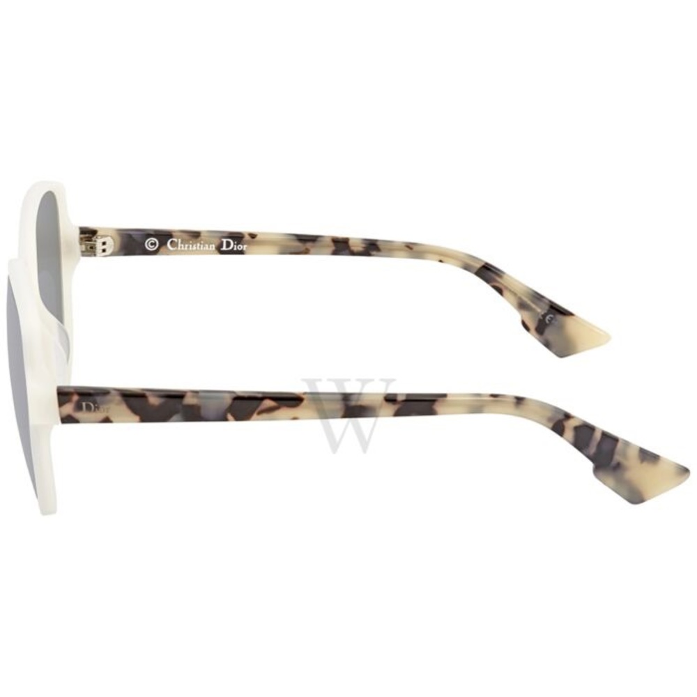 SALE DIORONDE2/S 0X61 Dior Ronde 58 mm White Havana Designer Sunglasses - Picture 4 of 6